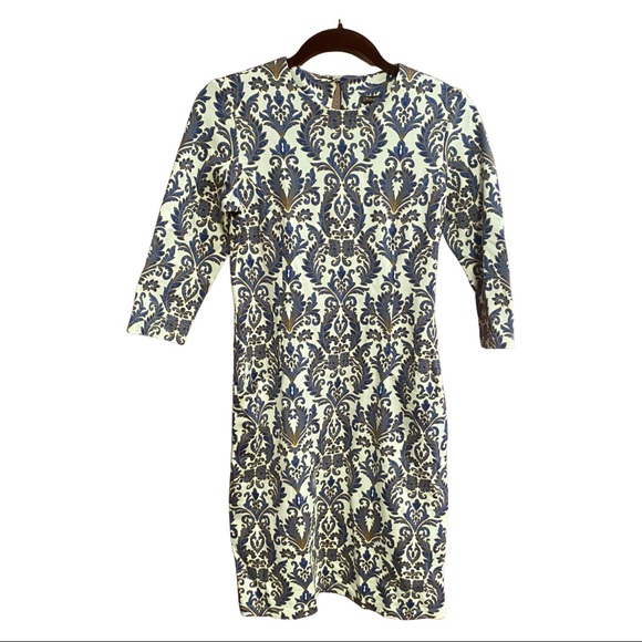 J. McLaughlin Catalyst Dress brocade print sheath